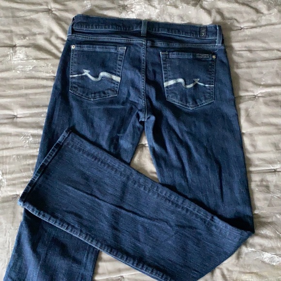 7 for All Mankind mid rise bootcut jeans - Picture 2 of 3